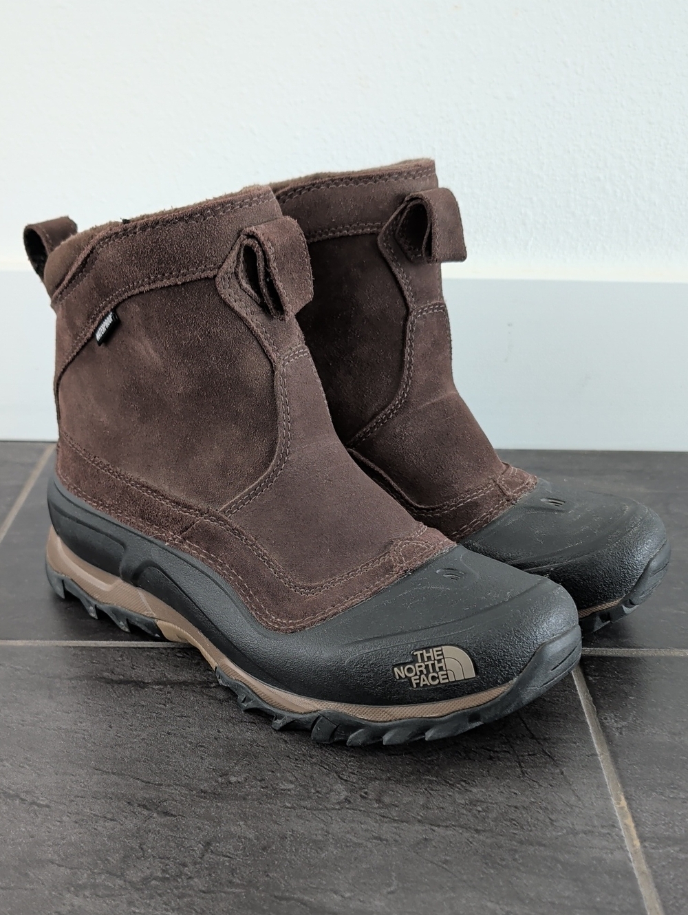 The North Face Snow Beast Pull On Waterproof Suede Winter Boots Size Men's 8